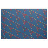 Weihnachtshummerbaumseestrand-Gewebeblau Stoff (Fat Quarter (45,7 x 55,9 cm))