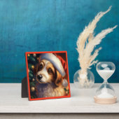Weihnachtshund 2 fotoplatte (InSitu)