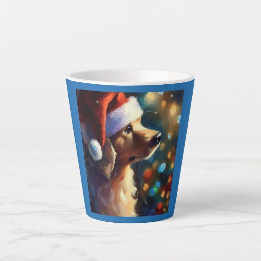 Weihnachtshund 3 milchtasse (Vorderseite)