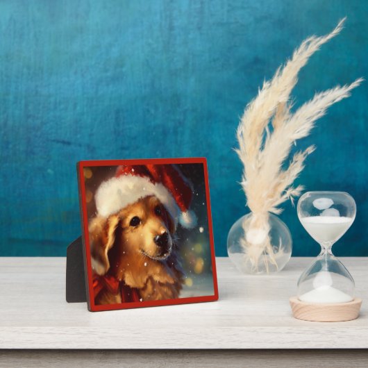 Weihnachtshund 4 fotoplatte (InSitu)