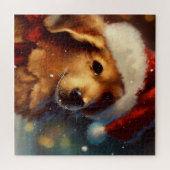 Weihnachtshund (4) puzzle (Horizontal)