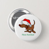 Weihnachtshund Button (Vorne & Hinten)