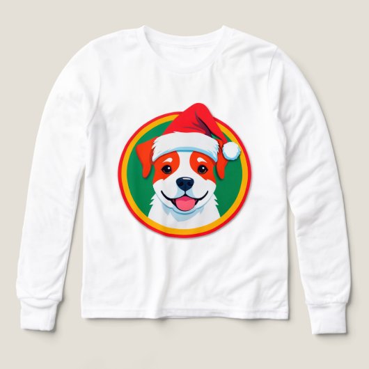 Weihnachtshund Cartoon (Design Vorderseite)