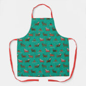 Weihnachtshund Dackel Schürze (Vorderseite)