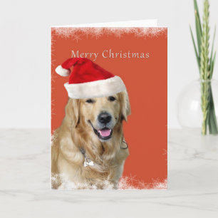 Weihnachtshund Feiertagskarte