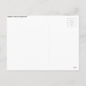 Weihnachtshund Feiertagspostkarte (Rückseite)