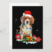 Weihnachtshund für Hunde Vater Hunde Mama Ankündigung (Vorne/Hinten)