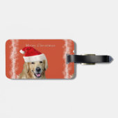 Weihnachtshund Gepäckanhänger (Rückseite horizontal)