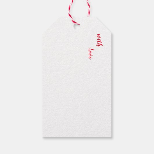 Weihnachtshund Geschenkanhänger (Rückseite)