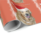 Weihnachtshund Geschenkpapier (Rolleneckpunkt)