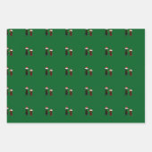 Weihnachtshund Geschenkpapier Set (Vorderseite 2)