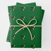Weihnachtshund Geschenkpapier Set (Beispiel)