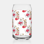 Weihnachtshund & Katze Dosenglas (Rechts)