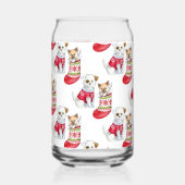 Weihnachtshund & Katze Dosenglas (Links)