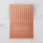 Weihnachtshund lustige Rudel Jahr in Überprüfung Karte (Innenseite)