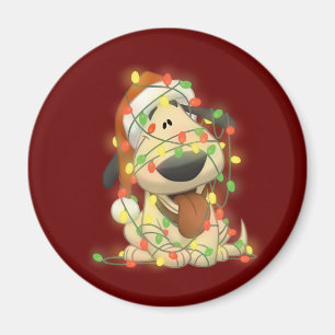 Weihnachtshund Magnet