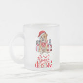 Weihnachtshund Mattglastasse (Links)