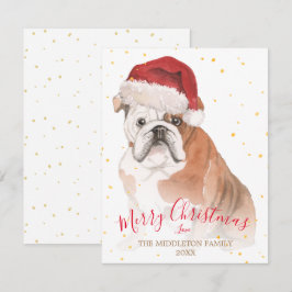 Weihnachtshund Merry Pet Besitzer Gruß