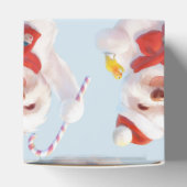 Weihnachtshund mit Candy Cane Geschenkschachtel (Oben)