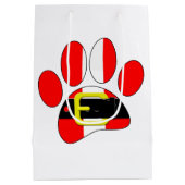 Weihnachtshund Mittlere Geschenktüte (Rückseite)