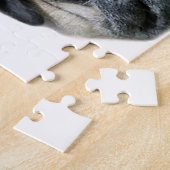 Weihnachtshund Mops Puzzle (Seite)