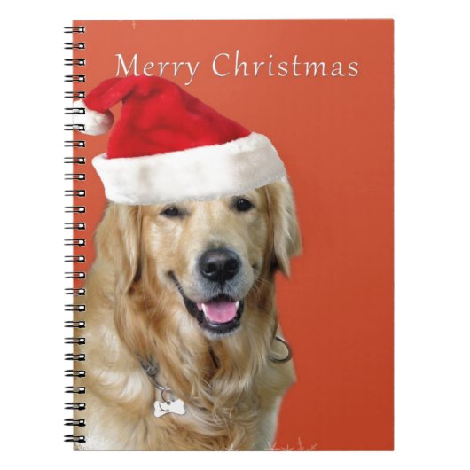 Weihnachtshund Notizblock (Vorderseite)