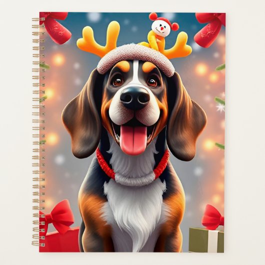 Weihnachtshund Planer (Vorderseite)