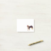 Weihnachtshund Post-it Klebezettel (Auf Schreibtisch)