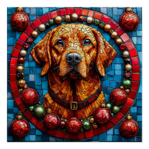 Weihnachtshund Poster