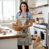 Weihnachtshund Privater Koch Benutzerdefinierter F Schürze