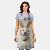Weihnachtshund Privater Koch Benutzerdefinierter F Schürze (Getragen)