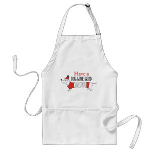 Weihnachtshund Puns Santa Dogs Hund Gone Good Chri Schürze