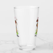 Weihnachtshund Rentierglas-Cup Glas (Rechts)