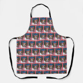 WEIHNACHTSHUND SCHÜRZE (Vorderseite)