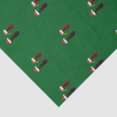 Weihnachtshund Seidenpapier (Detail)