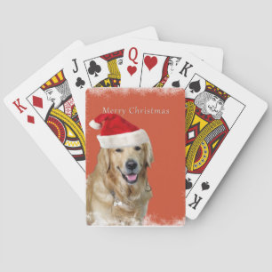 Weihnachtshund Spielkarten