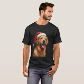 Weihnachtshund T-Shirt (Vorne ganz)
