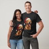 Weihnachtshund T-Shirt (Unisex)