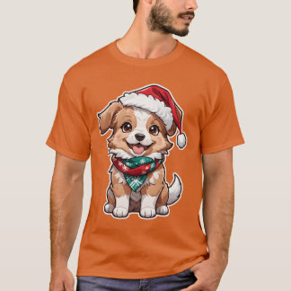 Weihnachtshund T-Shirt