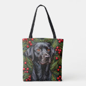 Weihnachtshund Tasche (Rückseite)
