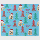 Weihnachtshund-Themen-Geschenkverpackungspapier Geschenkpapier (Flach)