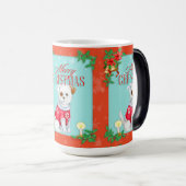 Weihnachtshund Verwandlungstasse (VorderseiteRechts)