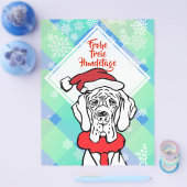 Weihnachtshund Wandering Flyer (Einzeln)