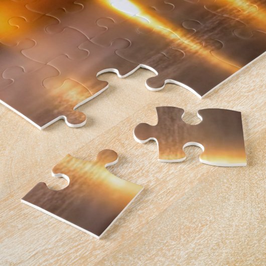 Weihnachtshunde als Rentiere gekleidet Puzzle (Seite)