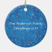 Weihnachtshunde Dackel Hund Keramik Ornament (Hinten)