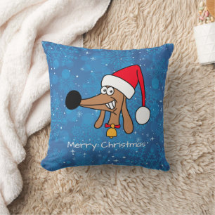 Weihnachtshunde Dackel Hund Kissen