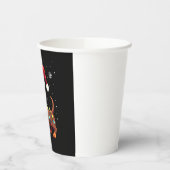 Weihnachtshunde Dackel Weihnachten Dackel 3 Pappbecher (Links)