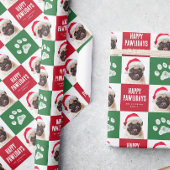 Weihnachtshunde-Foto Geschenkpapier
