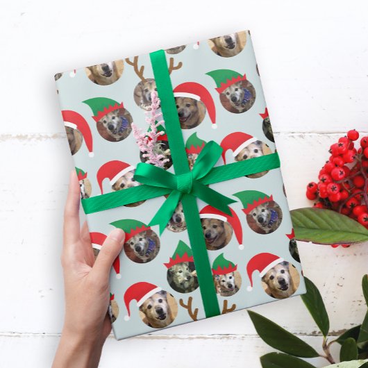 Weihnachtshunde Foto Geschenkwrap Geschenkpapier