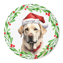 Weihnachtshunde Gelbe Labrador Labrador Retriever